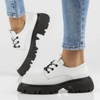 Leather shoes Filippo DP3909/22 WH white