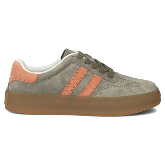 Leather sneakers Filippo DP6764/25 KH OR khaki