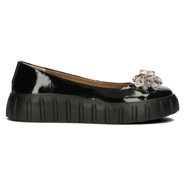 Leather shoes Filippo DP4682/24 BK black