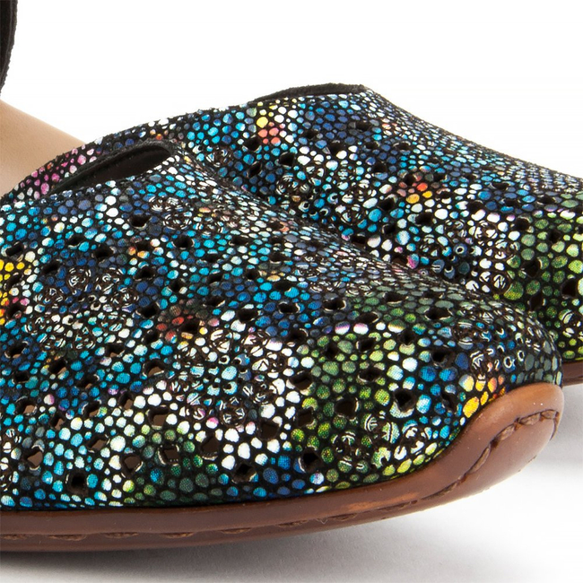 Półbuty Rieker 43711-90 multicolor