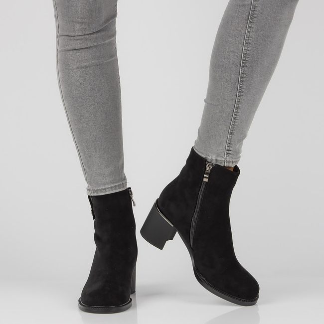 Botki Filippo DBT3103/21 BK czarne