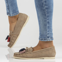 Leather loafers Filippo DP3512/22 BE beige