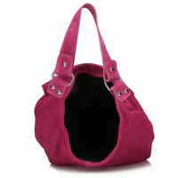 Torebka Toscanio Hobo Zamszowa A284 fuksja