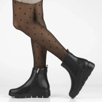 Leather ankle boots Filippo DBT7293/25 BK black