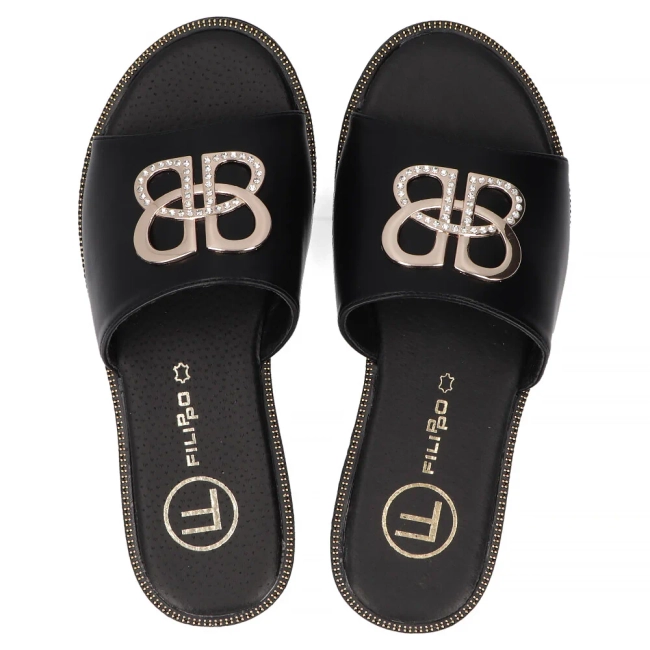 Flip-flops Filippo DK6905/25 BK black
