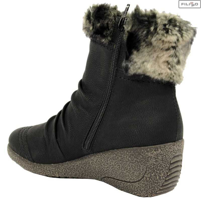 Ankle boots RIEKER Y0363-01 black 8014734