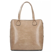 Khaki shopper bag carry-all