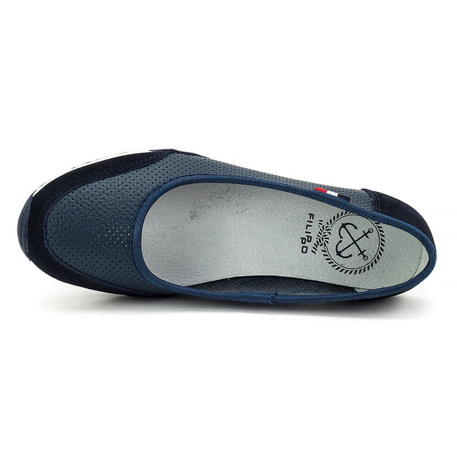 Filippo DP142/18 NV navy blue shoes