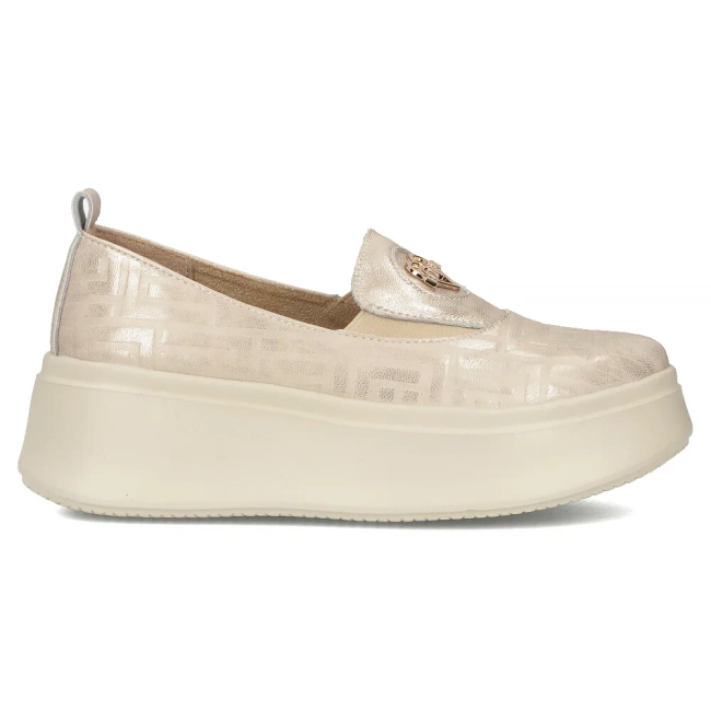 Leather shoes Filippo DP6794/25 BE beige