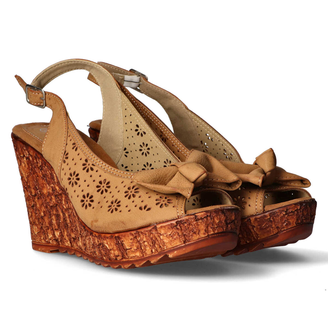 Women's sandals Weide TZ-3 Camel