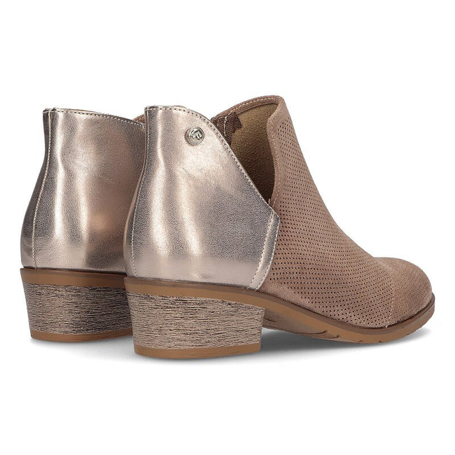 Botki Filippo DBT2071/21 BE beżowe