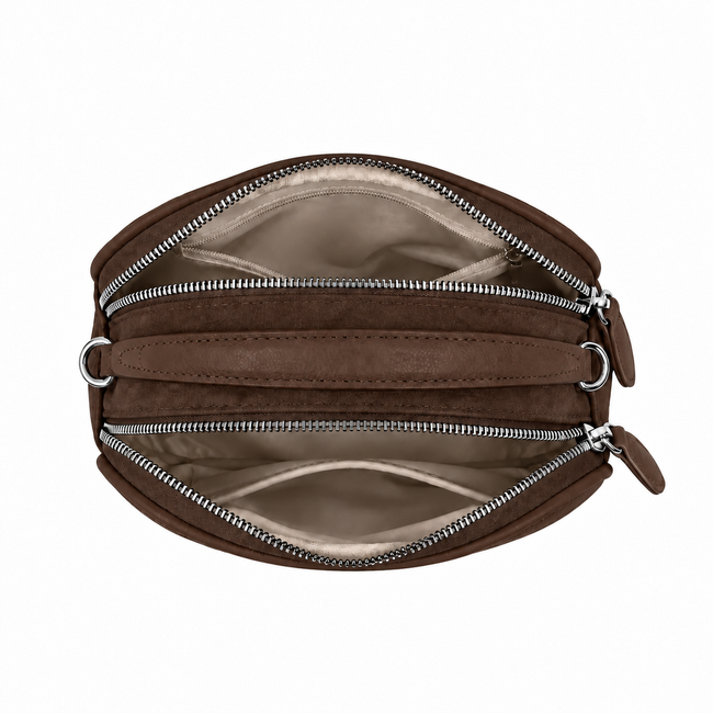 Brown shoulderbag Susa