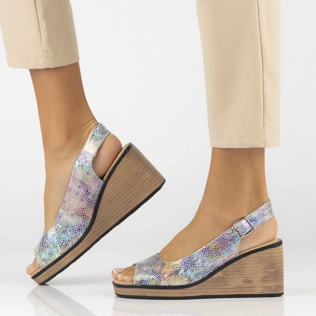 Leather sandals Filippo DS4508/24 MLT multicolor