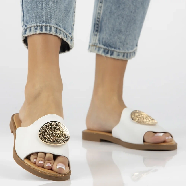 Flip-flops Filippo DK6925/25 WH white