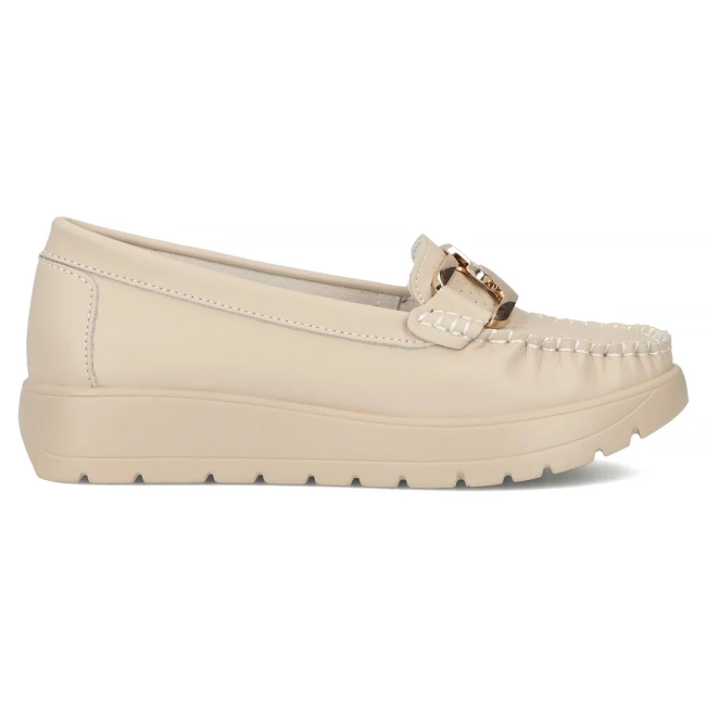 Leather loafers Filippo DP6827/25 BE beige