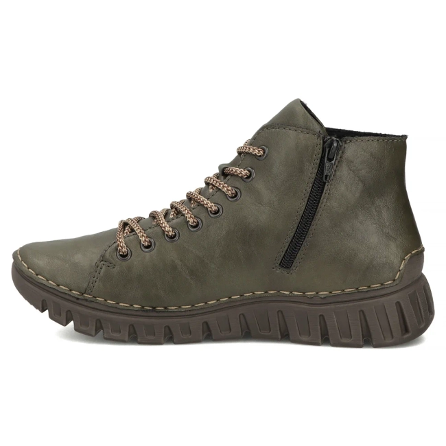 Botki Rieker 57501-54 zielone