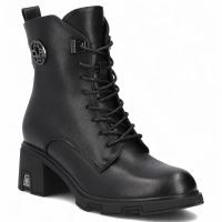 Leather ankle boots Filippo DBT8030/26 BK black
