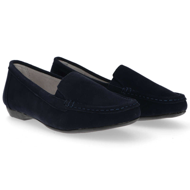 Leather loafers Filippo DP644/20 NV navy blue
