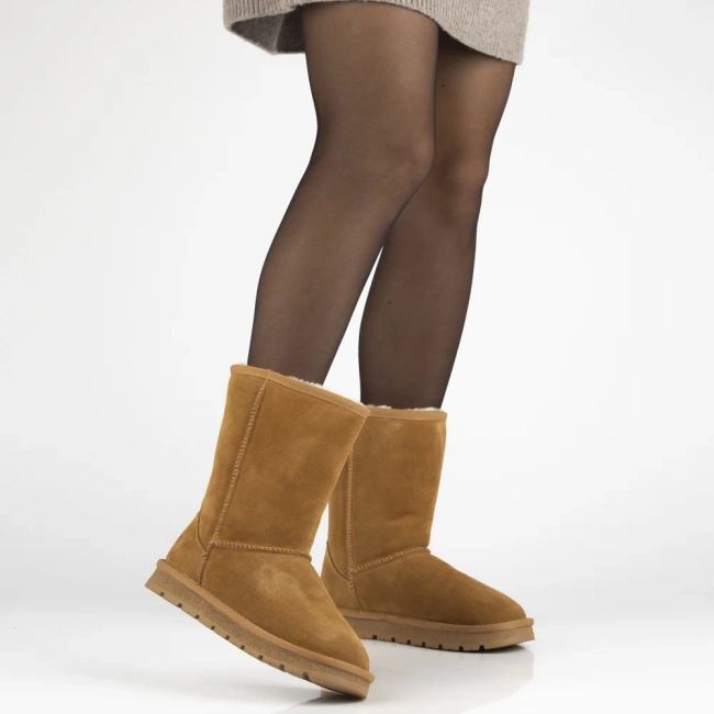 Leather snow boots Filippo DBT7333/25 CA brown