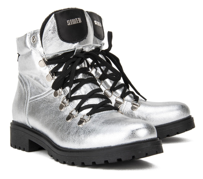 Botki Simen 2194A VS14 Kryształ Srebro/Sandro 04