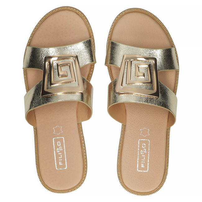 Slippers Filippo DK3703/22 GO gold