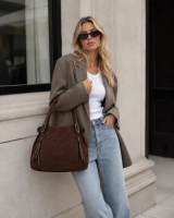 Dark brown handbag Tayla