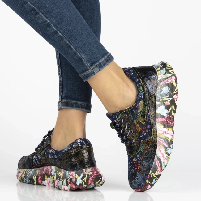 Leather shoes Laura Vita sofiao 05 blue