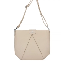 Beige shoulderbag nero form