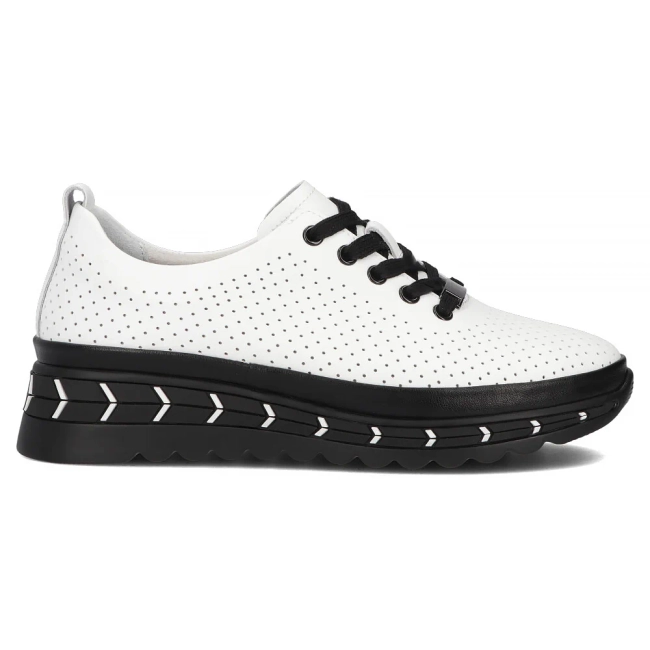 Leather shoes Filippo DP6800/25 WH white