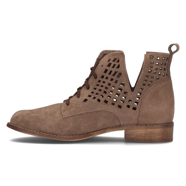 Skórzane botki Filippo 2628 brązowe