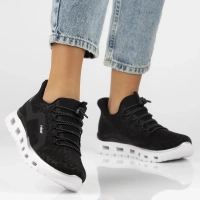 Sneakersy Rieker M6066-01 czarne