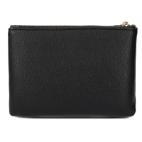 Black shoulderbag gold accent