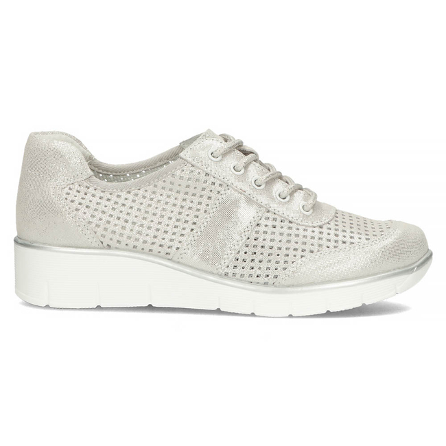 Leather shoes Filippo DP028/23 SI silver