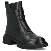 Leather ankle boots Filippo DBT7465/25 GE dark green