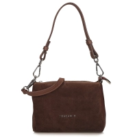 Leather handbag Toscanio G91 brown