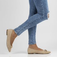 Leather shoes Filippo DP3642/22 BE beige