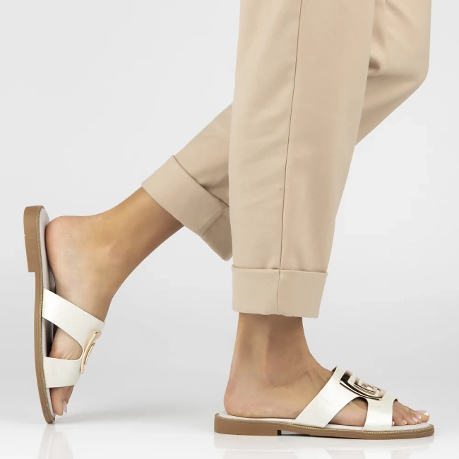 Slippers Filippo DK3703/25 WH white