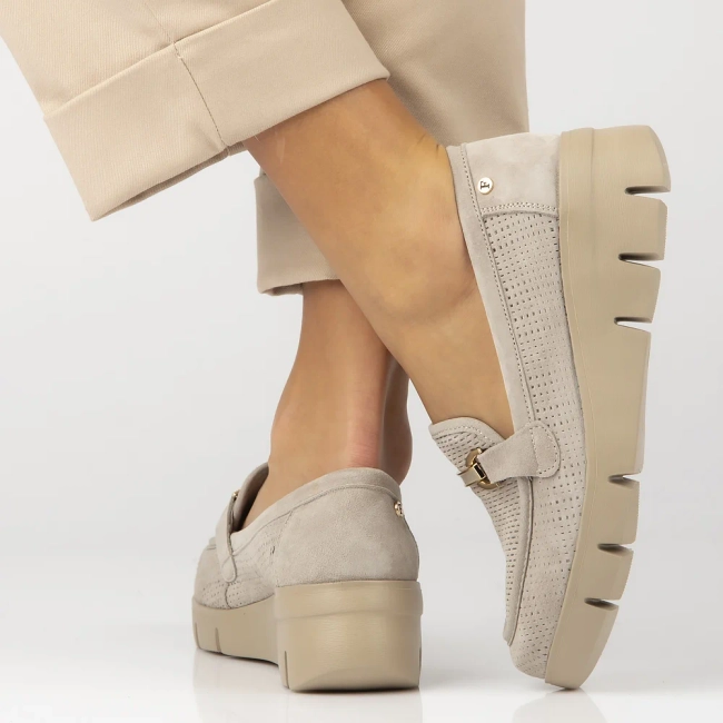 Leather shoes Filippo DP7002/25 BE beige