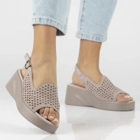 Leather sandals Filippo DS7583/26 BE beige