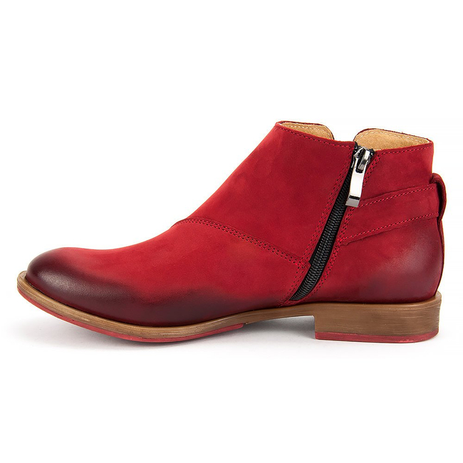 Ankle boots FILIPPO 414S maroon nubuck