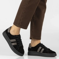 Skórzane sneakersy Filippo DP7981/26 BK czarne
