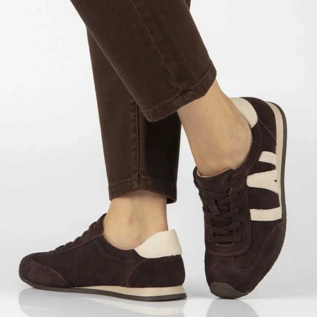Skórzane sneakersy Filippo DP7963/26 D BR brązowe