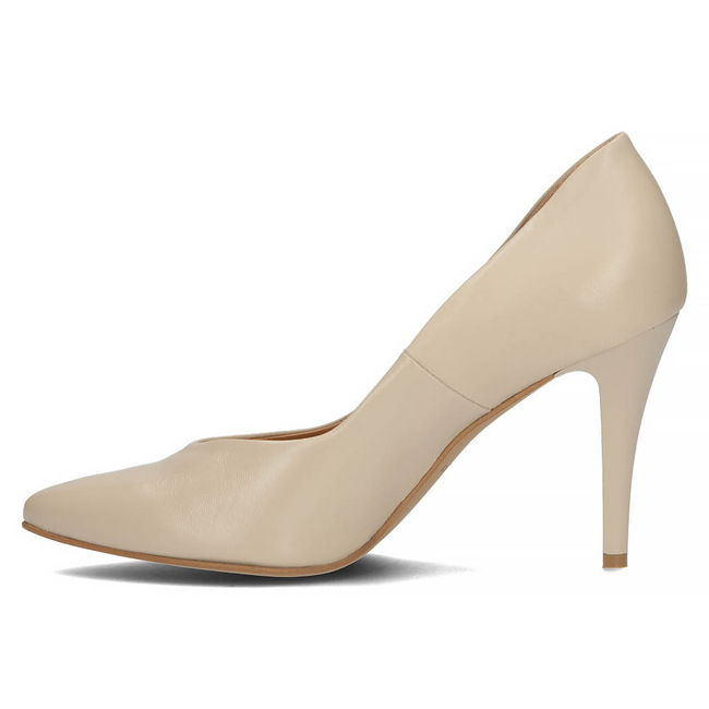 Leather pumps Filippo 2058 beige