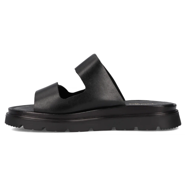 Leather flip-flops Filippo 40439 black