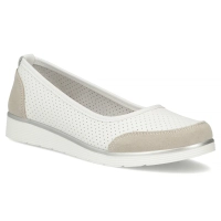 Leather shoes Filippo DP4524/26 WH GR white-grey