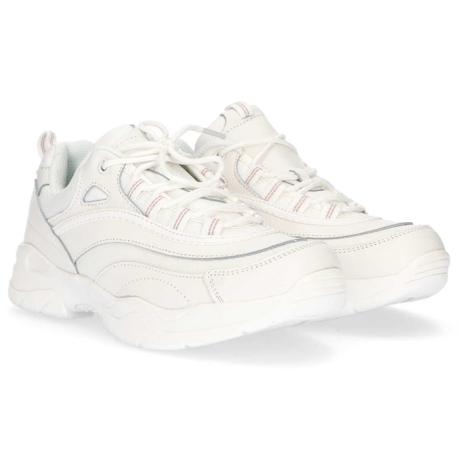 Skórzane Sneakersy Filippo DP1411/20 WH białe