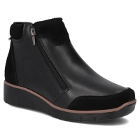 Leather ankle boots Filippo DBT3950/25 BK black