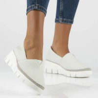 Leather shoes Filippo DP6161/25 WH white