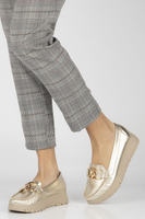 Skórzane mokasyny Filippo 10141 złote