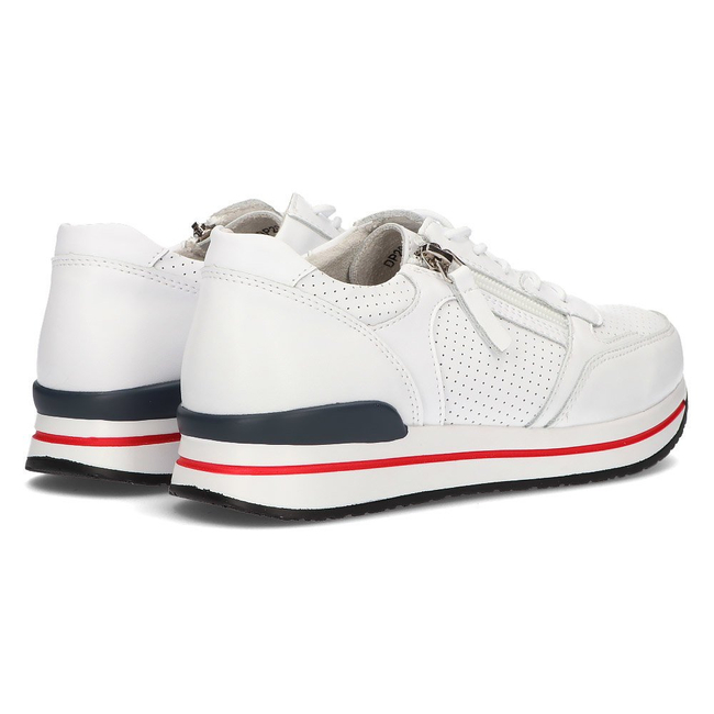 Leather Sneakers Filippo DP2048/21 WH white